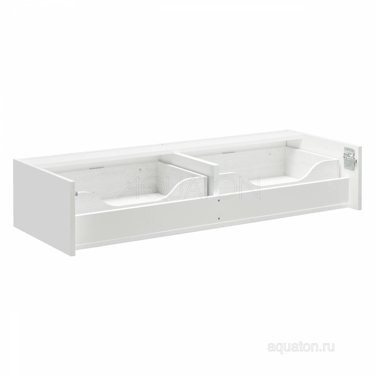 Тумба под раковину AQUATON Сакура 120 ольха наварра, белый глянец 1A219701SKW80