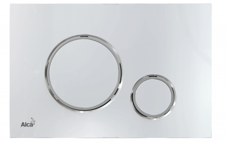 Кнопка управления для скрытых систем инсталляции, xром-глянец/xром-мат Alcadrain M771