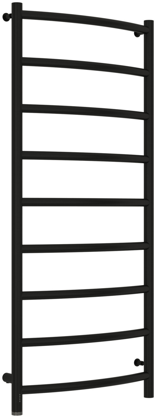 Полотенцесушитель электрический Сунержа Галант 4.0 1200х500 МЭМ левый Матовый чёрный