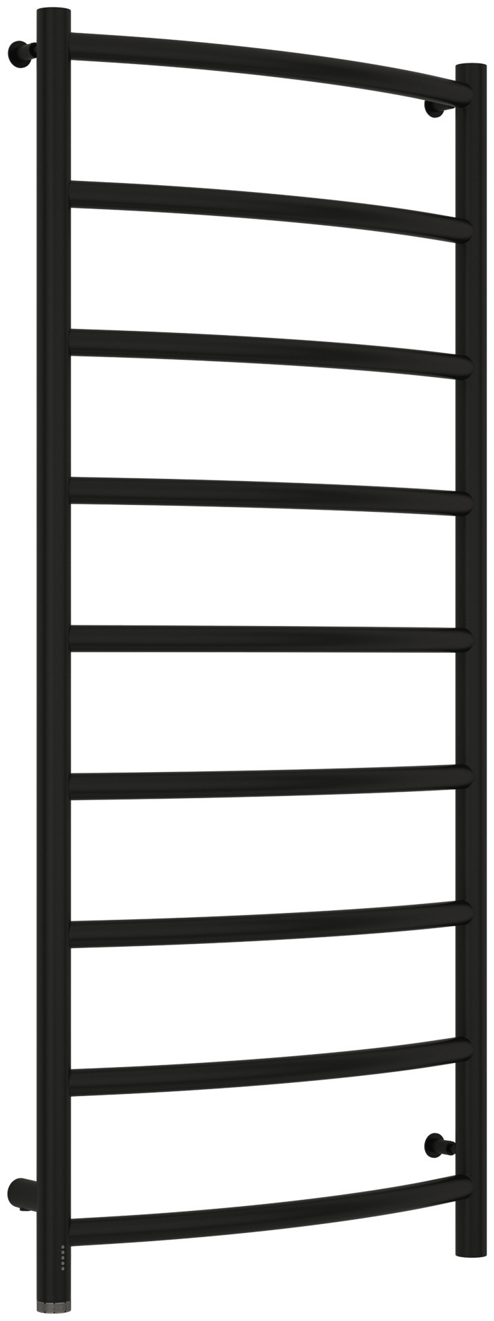 Полотенцесушитель электрический Сунержа Галант 4.0 1200х500 МЭМ левый Матовый чёрный