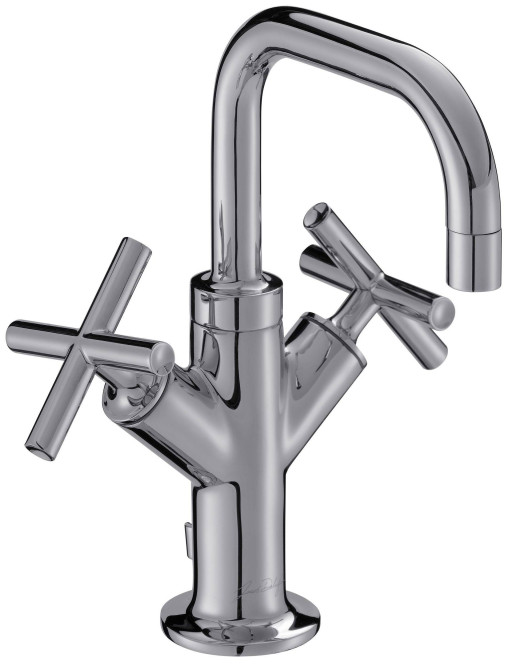 Двухвентильный смеситель для раковины с донным клапаном Jacob Delafon PURIST E14594-3-CP