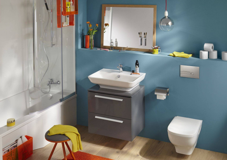 Подвесная раковина 65 см для установки на мебель Jacob Delafon STRUKTURAEGC111-Z-00