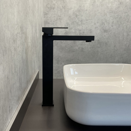 COMFORTY. Смеситель для раковины, картридж 35 мм, черный матовый, FC045B-CMT