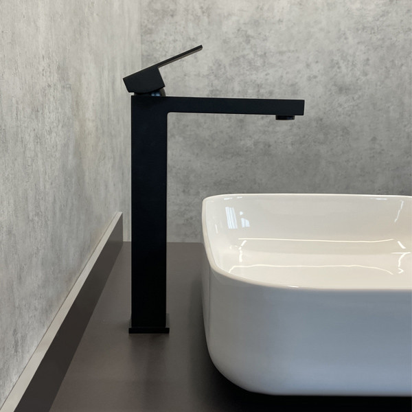 COMFORTY. Смеситель для раковины, картридж 35 мм, черный матовый, FC045B-CMT