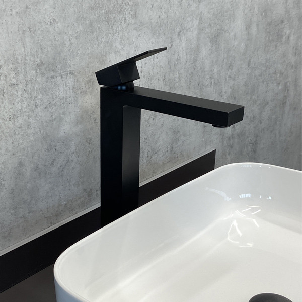 COMFORTY. Смеситель для раковины, картридж 35 мм, черный матовый, FC045B-CMT