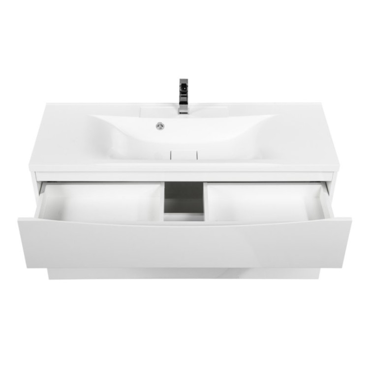 База под раковину подвесная с двумя выкатными ящиками, 1100x450x600 BelBagno MARINO-H60-1100-2C-SO-RW-P