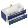 База под раковину подвесная с двумя выкатными ящиками, 746x472x500 Cezares ECO-750-2C-SO-BO