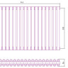 Отопительный радиатор Сунержа Эстет-00 500х945 21 секция Золото