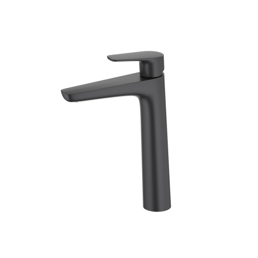 Смеситель для раковины 230, без донного клапана Aquatek, матовый черный AQ1104MB БЕТТА