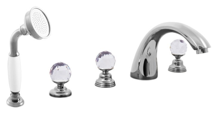 Смеситель на борт ванны Rav Slezak Brilliance169.5P