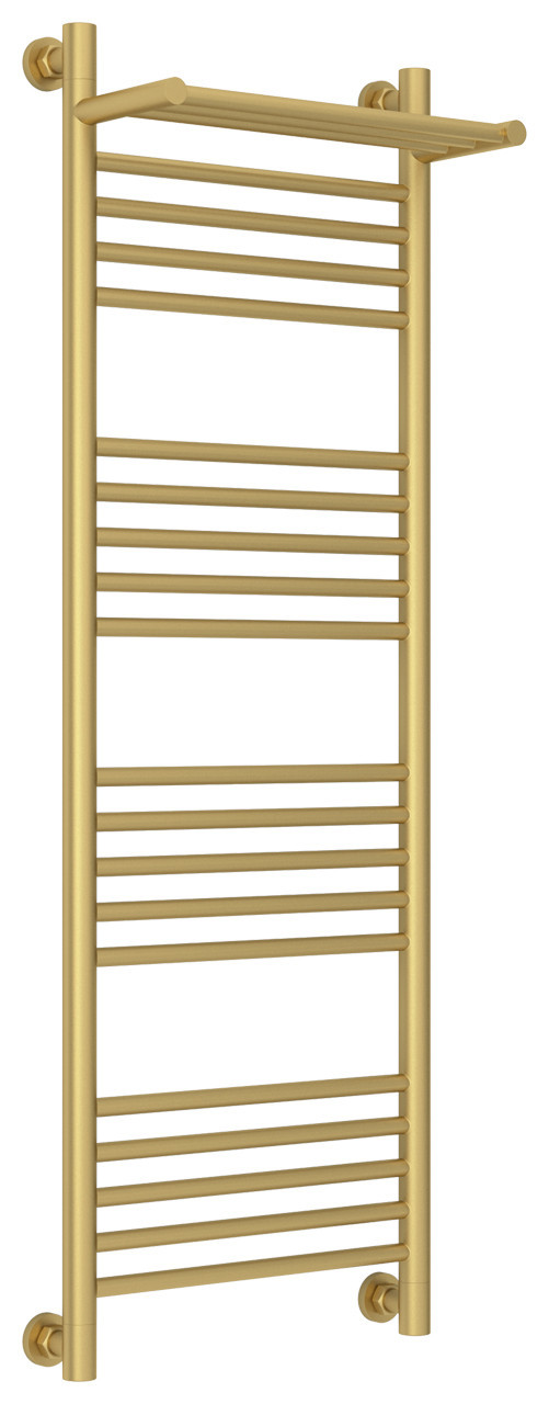 Полотенцесушитель водяной Сунержа Богема с полкой+ 1200х400 Матовое золото