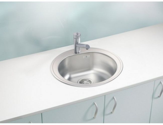 Мойка FORM 30 SAT-90 FI 510X185 в комплекте с сифоном 1130550,