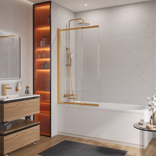 Душевая шторка на ванну SLIDER-VF-11 Cezares SLIDER-VF-11-90/150-C-BORO