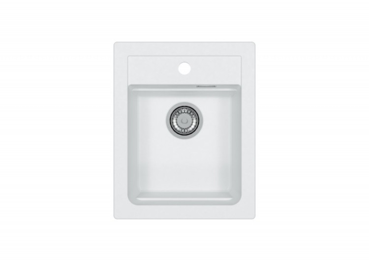 Мойка ALVEUS GRANITAL ATROX 10 ARCTIC - G11 400 X 500 1X в комплекте с сифоном 1132823,