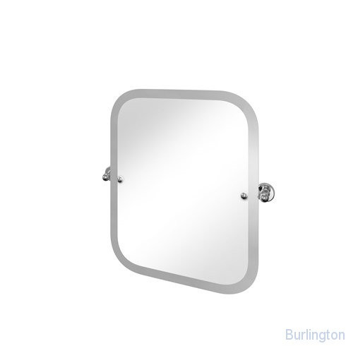 Прямоугольное зеркало 590x66x620 mm, ХРОМ