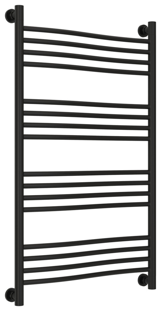 Полотенцесушитель водяной Сунержа Флюид+ 1000х600 Матовый чёрный