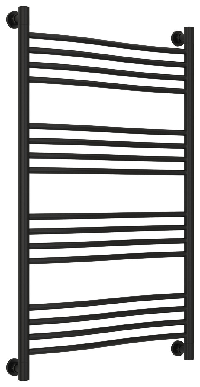 Полотенцесушитель водяной Сунержа Флюид+ 1000х600 Матовый чёрный