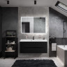 База под раковину подвесная с двумя выкатными ящиками, 1200x450x500 BelBagno MARINO-1200-2C-SO-RG-P