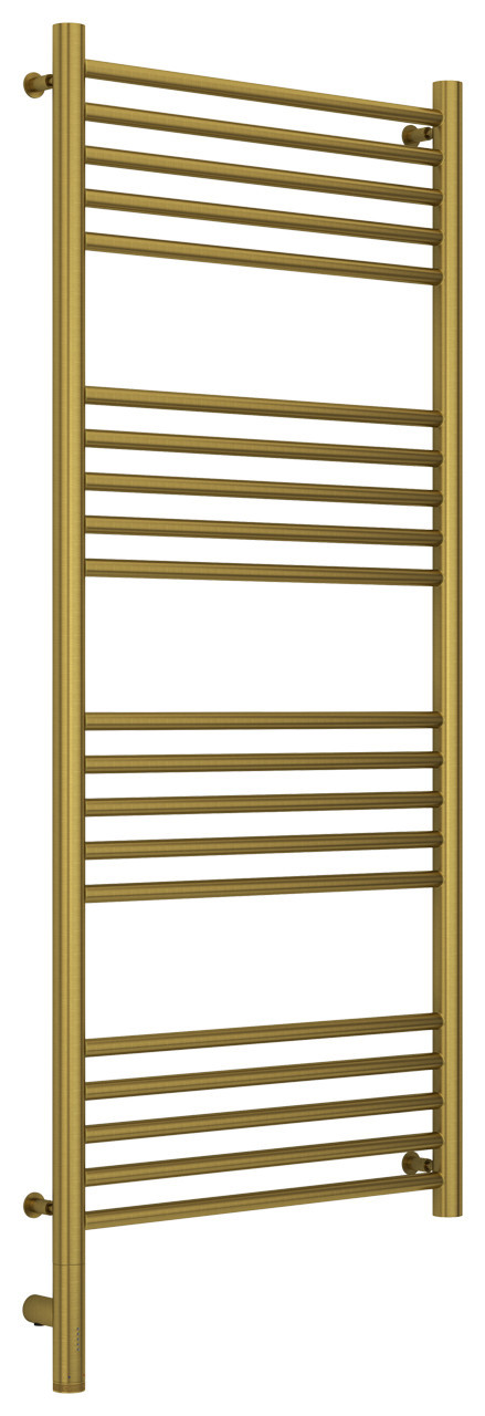 Полотенцесушитель электрический Сунержа Богема 3.0 прямая 1200х500 МЭМ левый Состаренная латунь