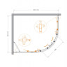 Душевой уголок MOLVENO-RH-2 Cezares MOLVENO-RH-2-120/90-C-BORO-IV
