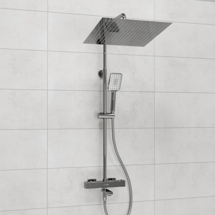 WasserKRAFT A199.119.126.087.CH Thermo Душевой комплект с термостатическим смесителем