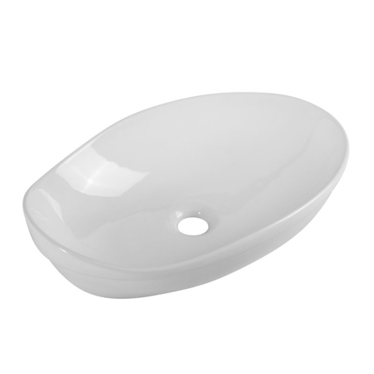 Раковина керамическая накладная, овальная BelBagno BB1362