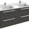 Мебель 117 см для раковины-столешницы, серый антрацит Jacob Delafon STRUKTURA EB1279-N14
