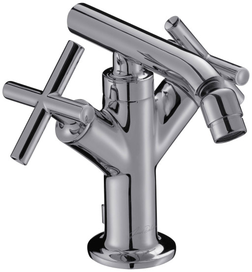 Смеситель для биде на одно отверстие с донным клапаном Jacob Delafon PURIST E14596-3-CP