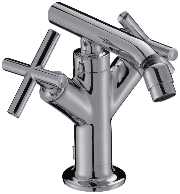 Смеситель для биде на одно отверстие с донным клапаном Jacob Delafon PURIST E14596-3-CP