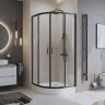 Душевой уголок BELBAGNO UNO-195-R-2 BelBagno UNO-195-R-2-90-C-NERO