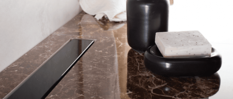 Душевой лоток Pestan Confluo Frameless Line 850 Black Glass Cezares 13701206