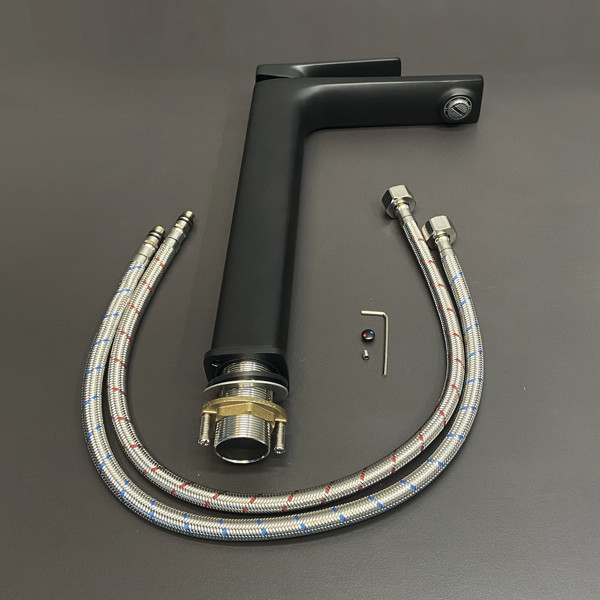 COMFORTY. Смеситель для раковины, картридж 35 мм, черный матовый, FC071B-CMT