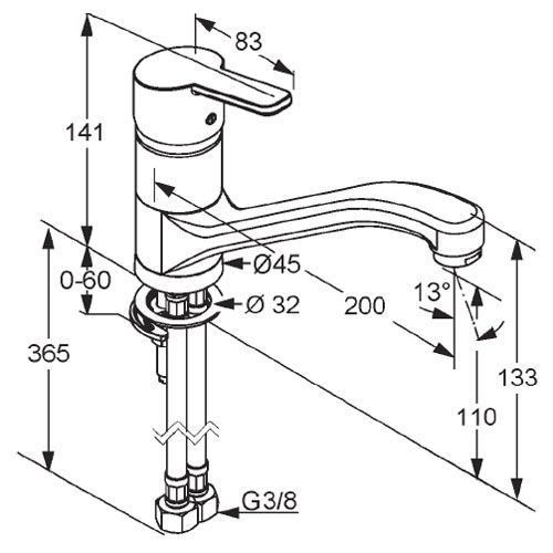 Смеситель для кухни Kludi Logo Neo 379130575