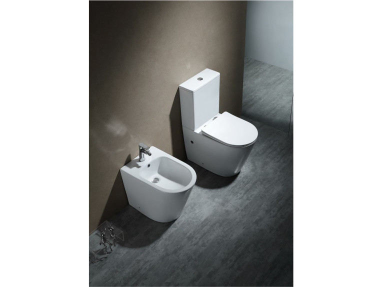 Биде напольное Aquatek ВЕГА AQ1058-00 540*365*410 мм, цвет белый