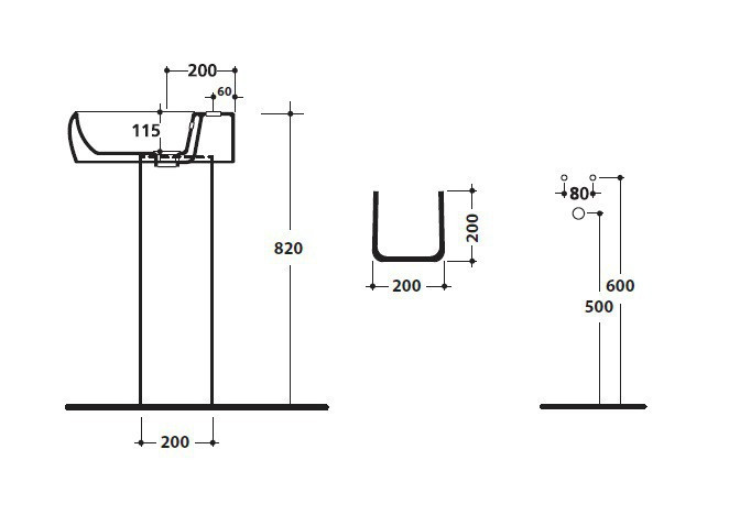 Раковина Kerasan K09 3646