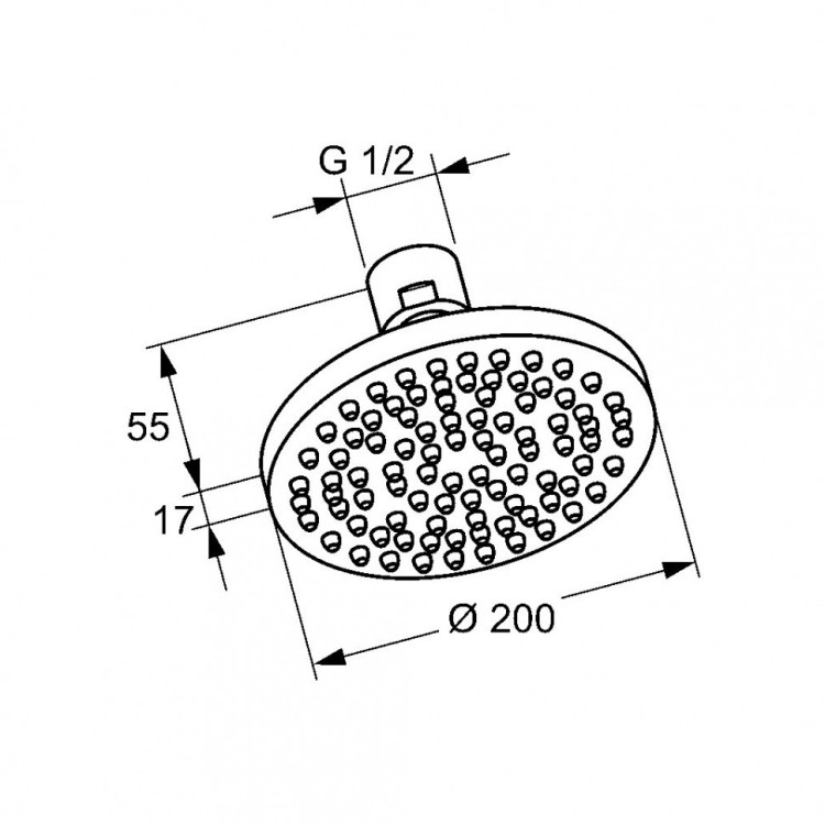 Верхний душ Kludi A-Qa 6651005-00
