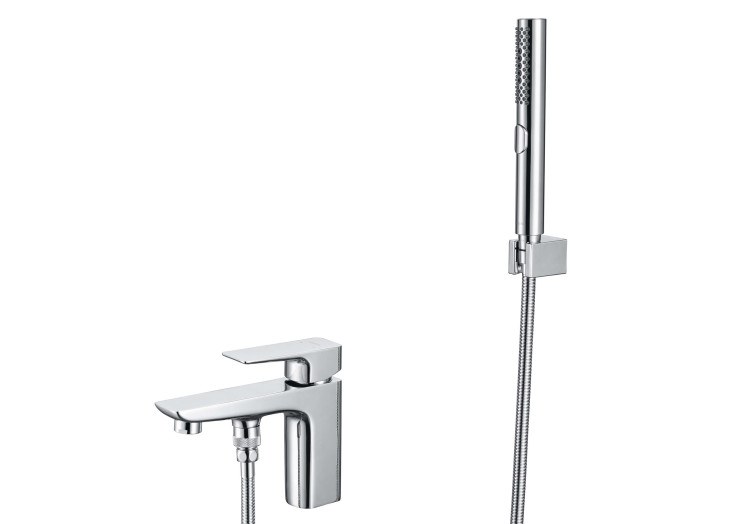 Смеситель врезной на борт ванны на 1 отв. Aquatek AQ1044CR ВЕГА