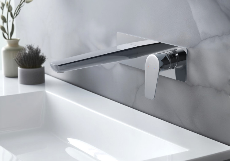 Смеситель для раковины настенный (внешняя и скрытая часть) Aquatek AQ1113CR БЕТТА