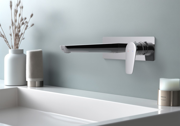 Смеситель для раковины настенный (внешняя и скрытая часть) Aquatek AQ1113CR БЕТТА