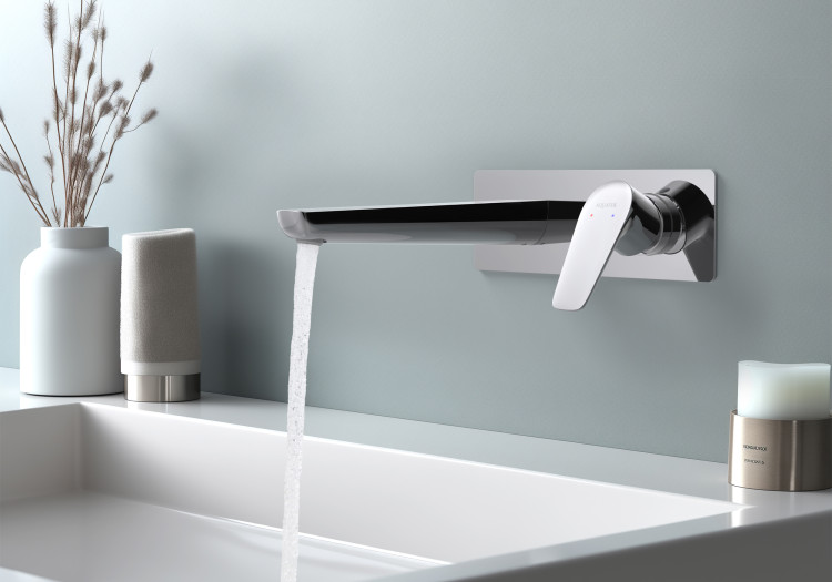 Смеситель для раковины настенный (внешняя и скрытая часть) Aquatek AQ1113CR БЕТТА