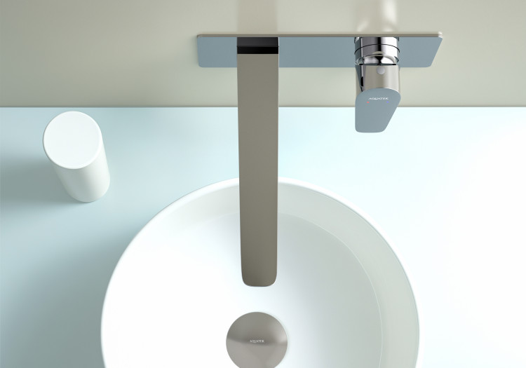 Смеситель для раковины настенный (внешняя и скрытая часть) Aquatek AQ1113CR БЕТТА