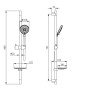 Душевой комплект наружного монтажа Aquatek ВЕГА AQ1031CR