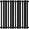 Отопительный радиатор Сунержа Эстет-11 500х720 16 секций Матовый чёрный