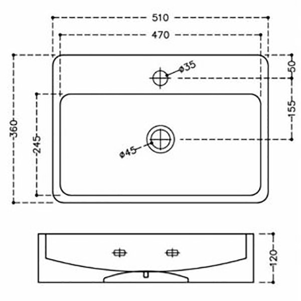 Раковина-чаша Jaquar Florentine 50  FLS-WHT-5931