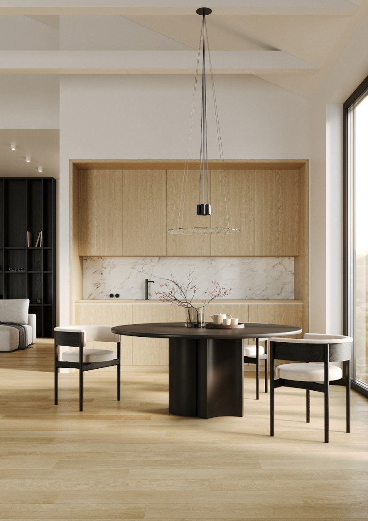 Кварцевый паркет Quartz Parquet Классик Дуб Хельсинки 1258-58 7/1,2 мм