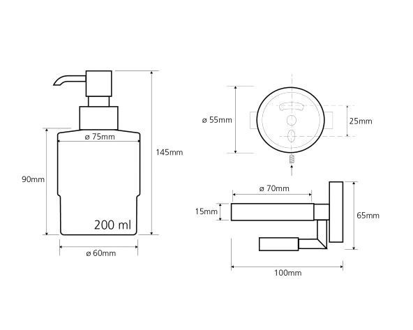 Дозатор Bemeta Omega 104109182