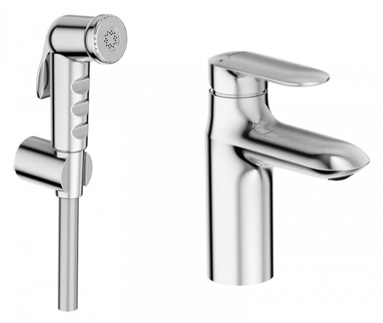 Смеситель с гигиеническим душем Jacob Delafon Kumin E99465-CP