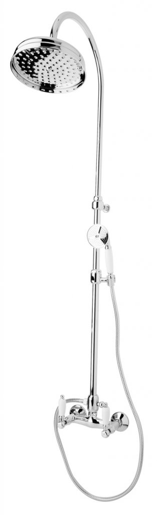Душевая стойка со смесителем,верхним и ручным душем Cezares FIRST-CD-03/24-M