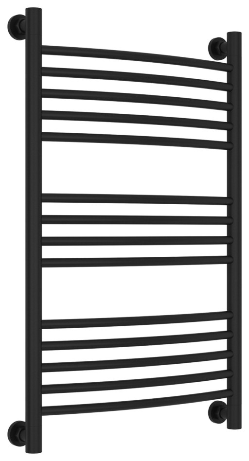 Полотенцесушитель водяной Сунержа Богема+ выгнутая 800х500 Матовый чёрный