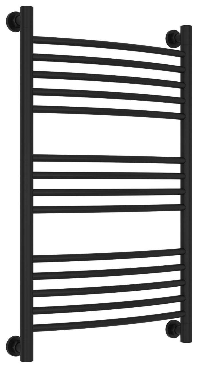 Полотенцесушитель водяной Сунержа Богема+ выгнутая 800х500 Матовый чёрный